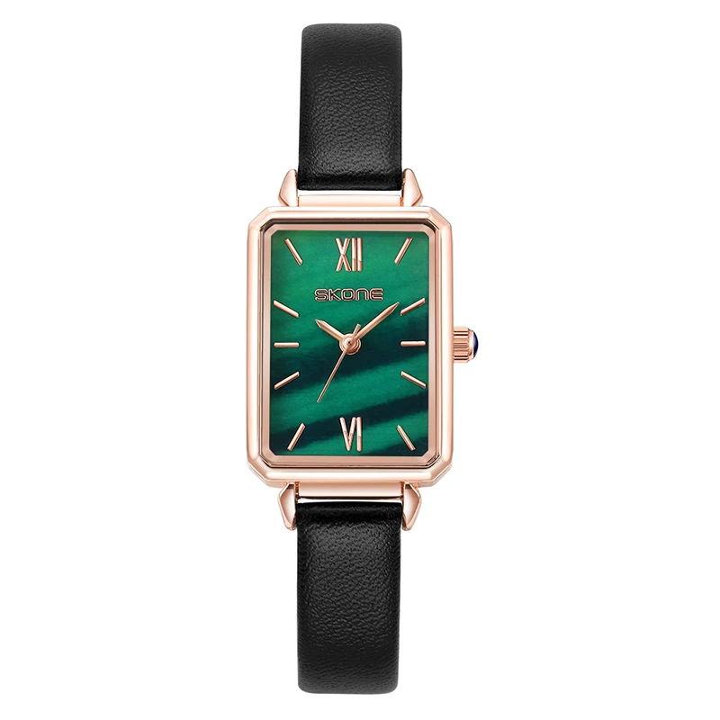 Small niche light luxury minimalist temperament square retro women's watch Famous brand genuine small green watch
Small niche light luxury minimalist temperament square retro women's watch Famous brand genuine small green watch