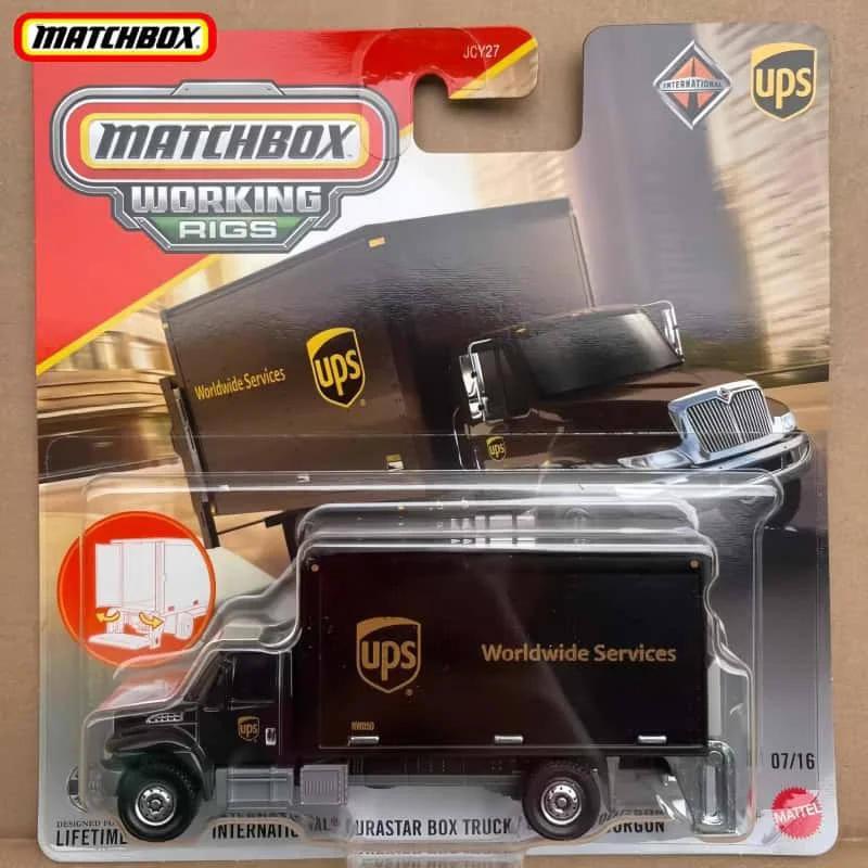 Matchbox JCY27 Working Rigs International Durastar Ups Box Truck Diecast Metal Delivery Transport Vehicle Collect Car Toy Gift
Matchbox JCY27 Working Rigs International Durastar Ups Box Truck Diecast Metal Delivery Transport Vehicle Collect Car Toy Gift