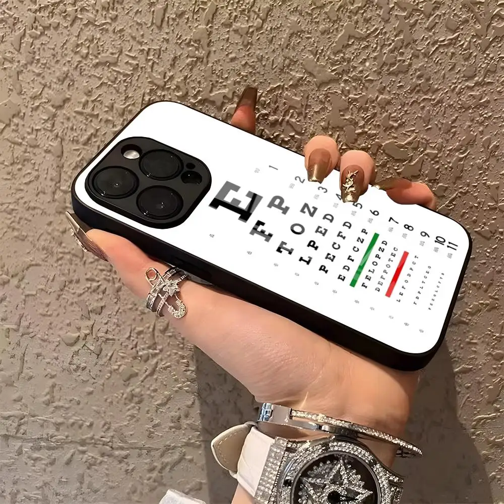 Medical Eye Vision Chart Phone Case For IPhone 15 Pro Max 14 Pro 12 16 11 13 Mini X XR XS 8 7 Plus SE Tempered Glass Back Cover
Medical Eye Vision Chart Phone Case For IPhone 15 Pro Max 14 Pro 12 16 11 13 Mini X XR XS 8 7 Plus SE Tempered Glass Back Cover