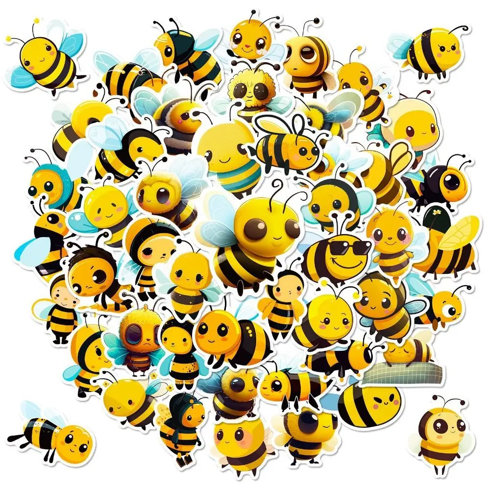 50PCS Little Bee Little Bee Stickers Cartoon Animals Cartoon Bee Stickers Graffiti Aesthetic Little Bee PVC Sticker Children
50PCS Little Bee Little Bee Stickers Cartoon Animals Cartoon Bee Stickers Graffiti Aesthetic Little Bee PVC Sticker Children