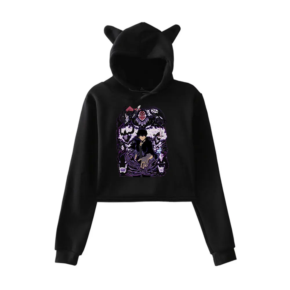 Solo Leveling Vintage 90s Streetwear Hoodie Merch Hoodie Sweatshirts for Girl Cat Ear Crop women Clothing
Solo Leveling Vintage 90s Streetwear Hoodie Merch Hoodie Sweatshirts for Girl Cat Ear Crop women Clothing