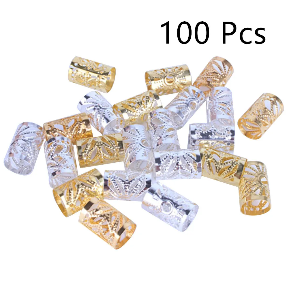 100pcs Dreadlock Beads Delicate Hair Cuffs Multiple Hair Decoration Braiding Hair Braid Jewelry(Golden and Silver)
100pcs Dreadlock Beads Delicate Hair Cuffs Multiple Hair Decoration Braiding Hair Braid Jewelry(Golden and Silver)