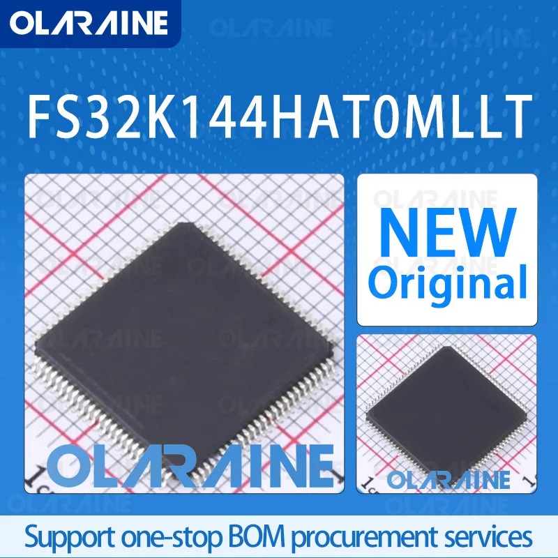 1/5/10Pcs FS32K144HAT0MLLT LQFP-100 original 100% new ic chip Microcontrollers Core Cortex M4F 89 I/O Voltage -: 5.5 V 
1/5/10Pcs FS32K144HAT0MLLT LQFP-100 original 100% new ic chip Microcontrollers Core Cortex M4F 89 I/O Voltage -: 5.5 V