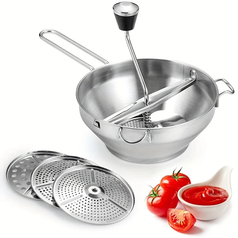 1pc Stirrer mashed potatoes press clay utensil Stainless steel baby food press mud spoon tool Household mud masher
1pc Stirrer mashed potatoes press clay utensil Stainless steel baby food press mud spoon tool Household mud masher
