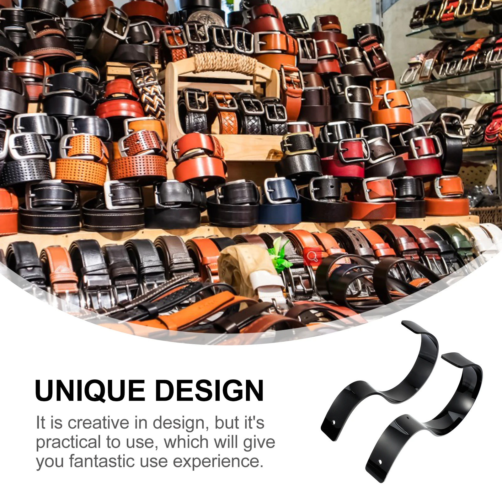 2 Pcs Belt Display Stand Shelf Acrylic Show Rack Organizer Shop Home Holder Waist
2 Pcs Belt Display Stand Shelf Acrylic Show Rack Organizer Shop Home Holder Waist