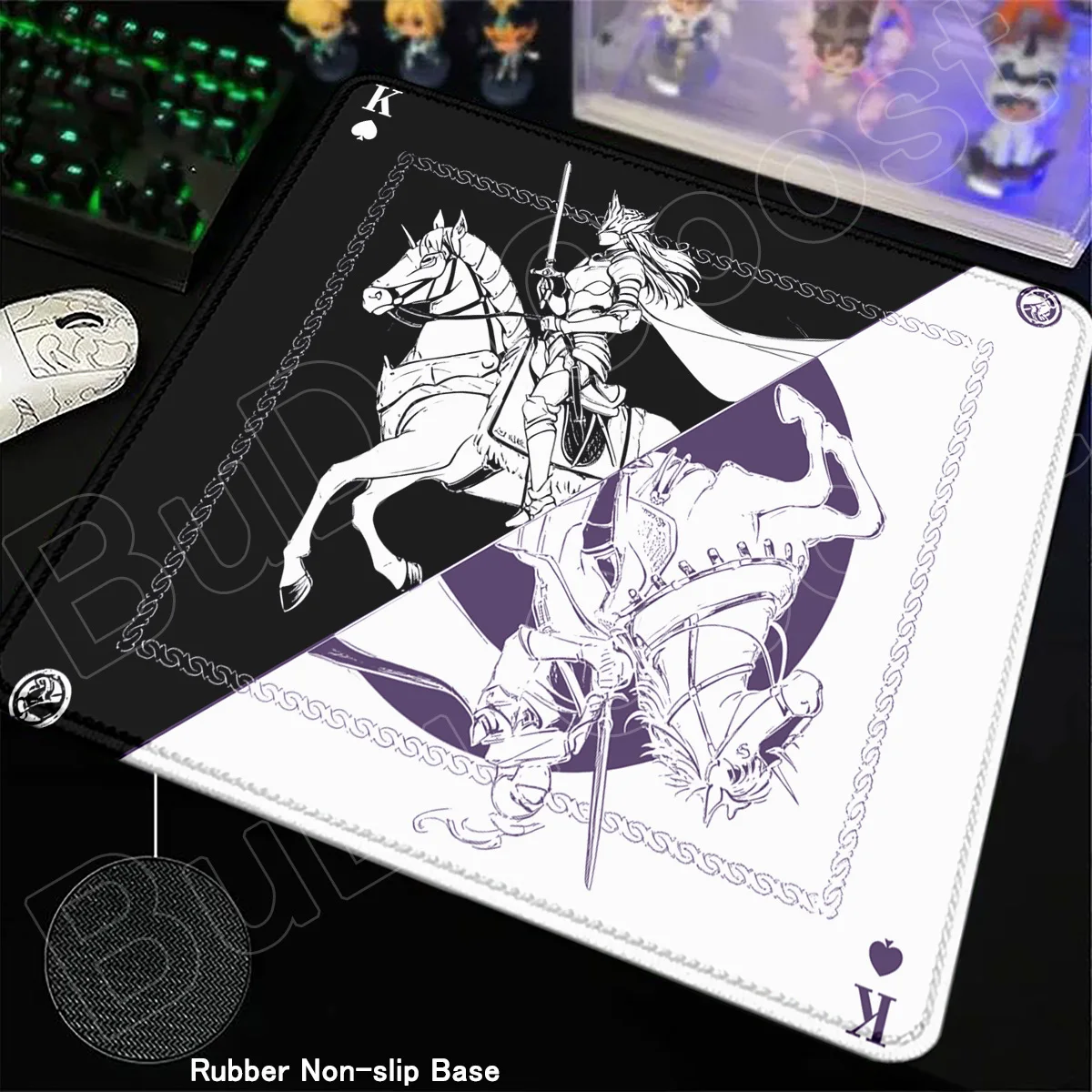 Washable Non-slip Laptop Carpet Small Black and White European Knight Rubber Mouse Pad 40X45 Computer Office Game Keyboard Mats
Washable Non-slip Laptop Carpet Small Black and White European Knight Rubber Mouse Pad 40X45 Computer Office Game Keyboard Mats