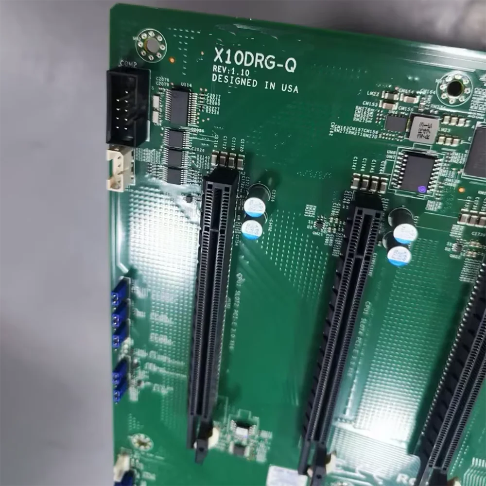Four channel LGA2011 workstation motherboard panel X10DRG-Q
Four channel LGA2011 workstation motherboard panel X10DRG-Q