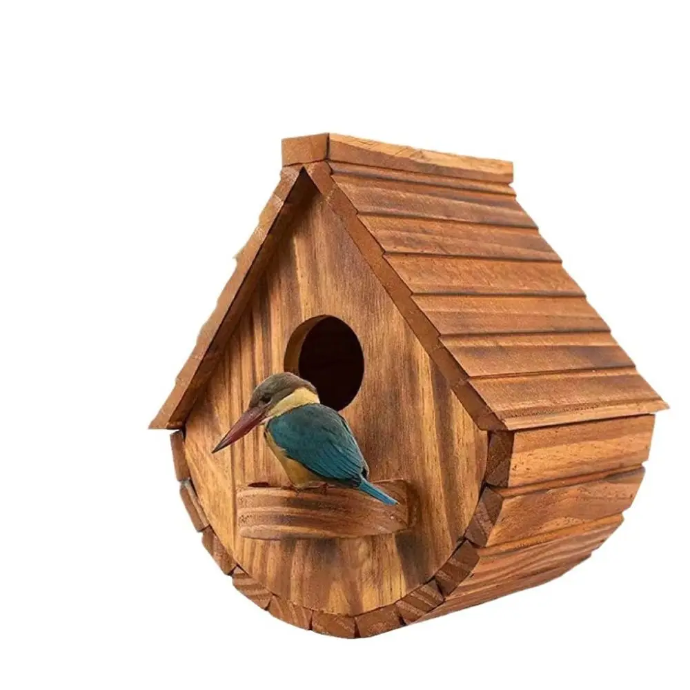 Garden Decoration Wooden Bird Nest Minimalist Durable Bird Feeder Hanging Bird House Squirrel
Garden Decoration Wooden Bird Nest Minimalist Durable Bird Feeder Hanging Bird House Squirrel