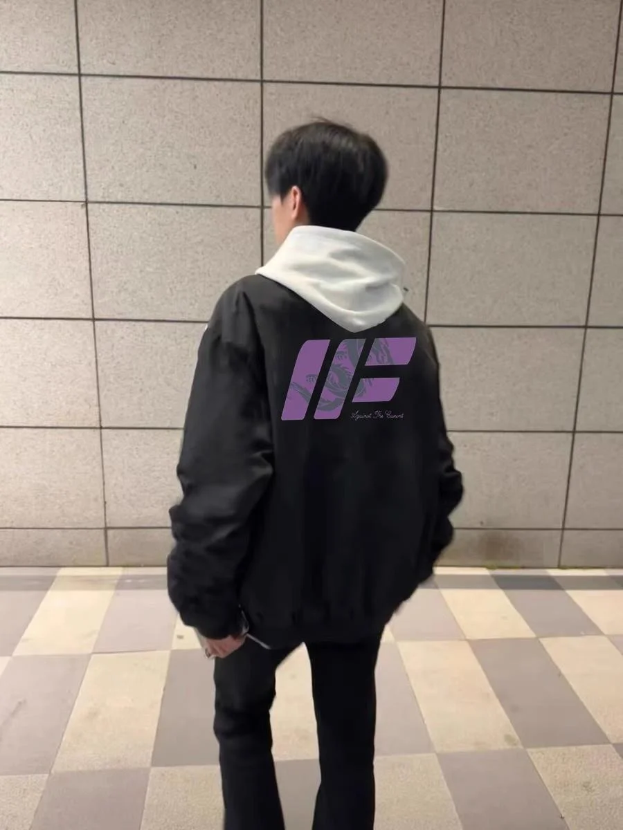 Bla American High Street Hiphop Flight Jaet Men Women Spring Autumn Trendy Haome High End Feeling Outerwear
Bla American High Street Hiphop Flight Jaet Men Women Spring Autumn Trendy Haome High End Feeling Outerwear