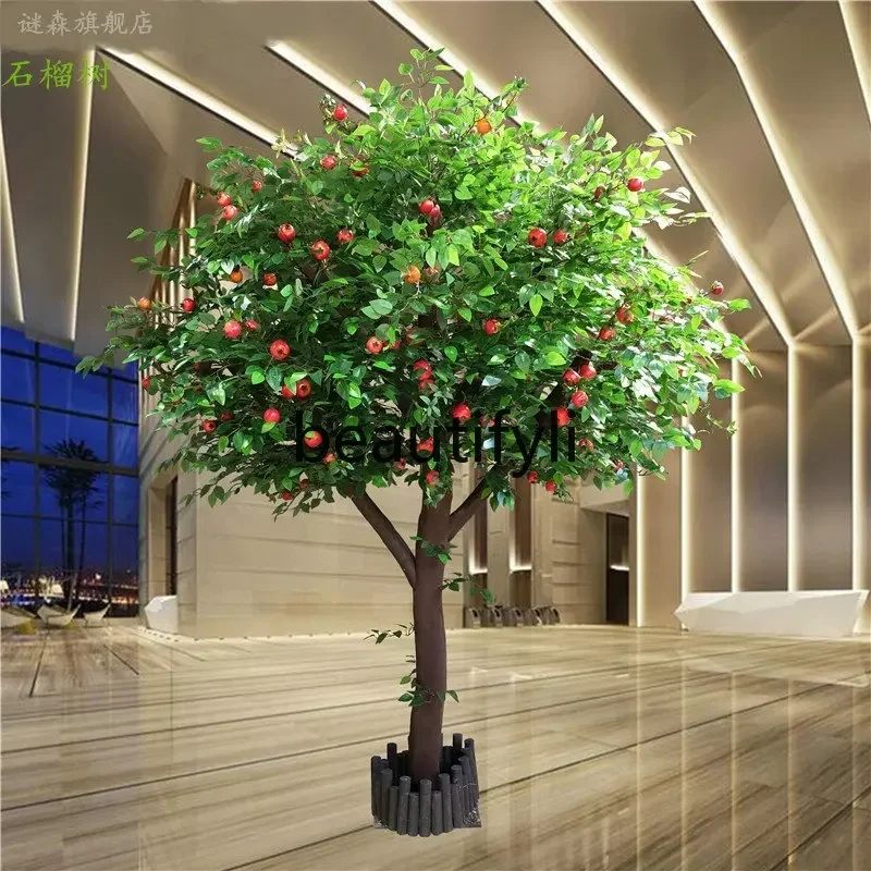 Simulation orange, apple tree, peach, pomegranate tree auspicious, hotel shopping mall home outdoor decoration
Simulation orange, apple tree, peach, pomegranate tree auspicious, hotel shopping mall home outdoor decoration