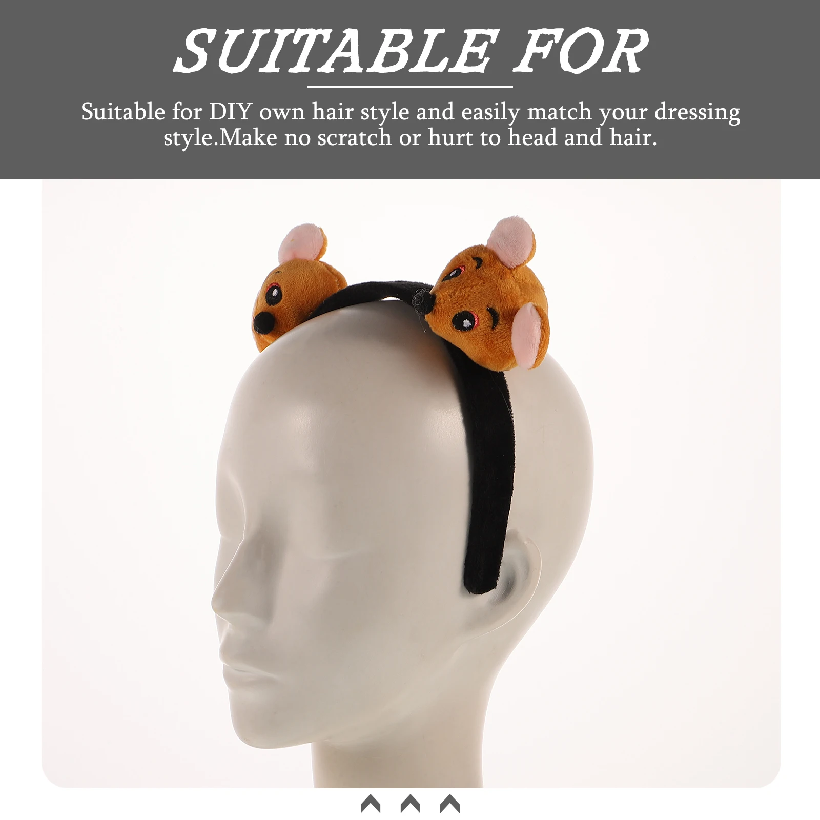2 pcs Hair Girls Headdress Girls Headdress Cloth Mouse Accessories Party Carnival Birthday Hairstyle DIY Soft Reusable
2 pcs Hair Girls Headdress Girls Headdress Cloth Mouse Accessories Party Carnival Birthday Hairstyle DIY Soft Reusable