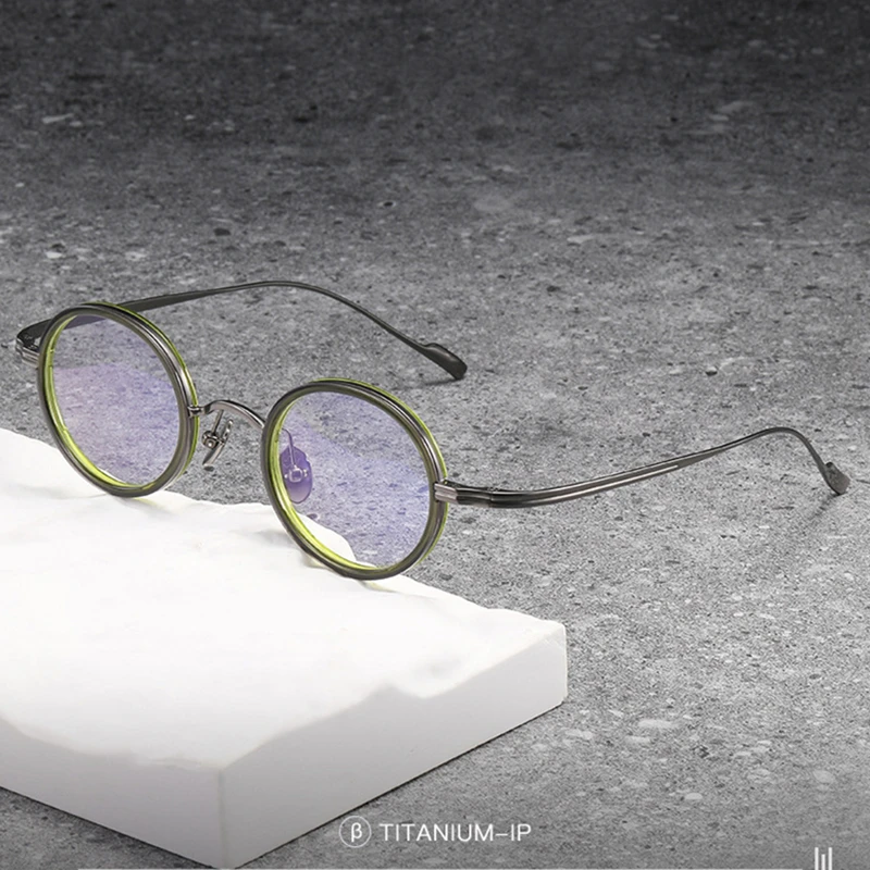 Титановый ацетат, круглые мужские очки в стиле ретро, винтажная оправа для очков высшего качества, женская сверхлегкая модная оправа для очков ручной работы
Титановый ацетат, круглые мужские очки в стиле ретро, винтажная оправа для очков высшего качества, женская сверхлегкая модная оправа для очков ручной работы
