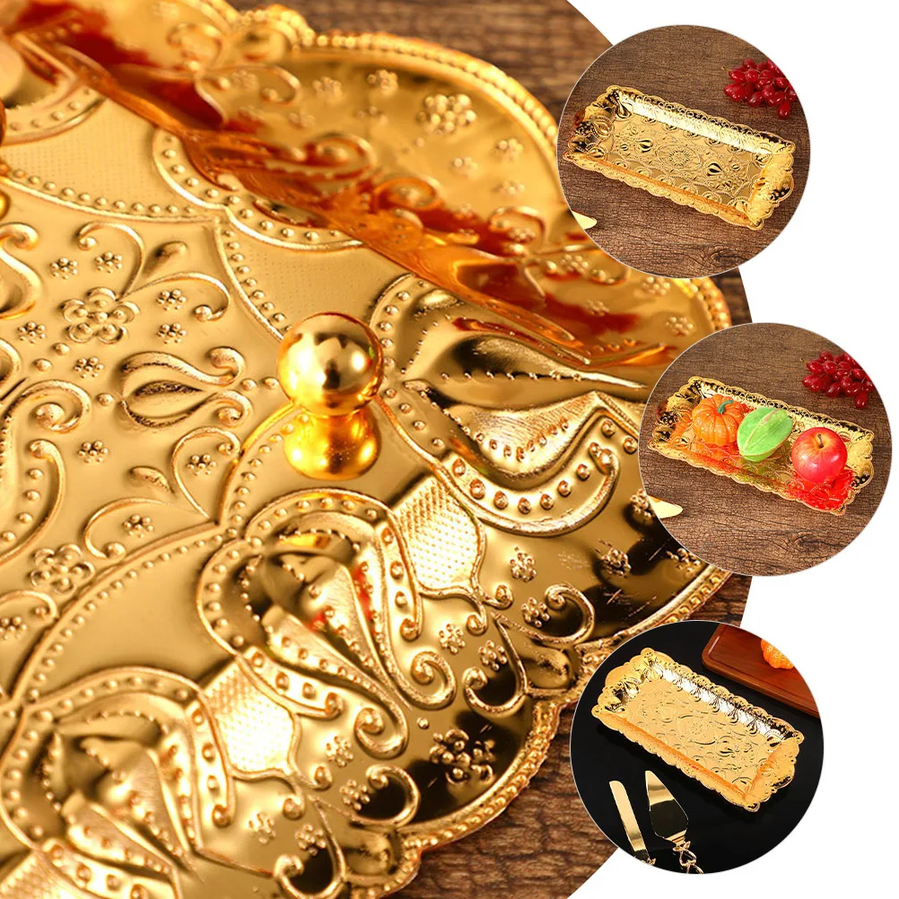 Golden Fruit Metal Rectangle Serving Decorative Storage Tray For Home Kitchen Restaurant Use Snack Dessert Nut Tray Multipurpose
Golden Fruit Metal Rectangle Serving Decorative Storage Tray For Home Kitchen Restaurant Use Snack Dessert Nut Tray Multipurpose