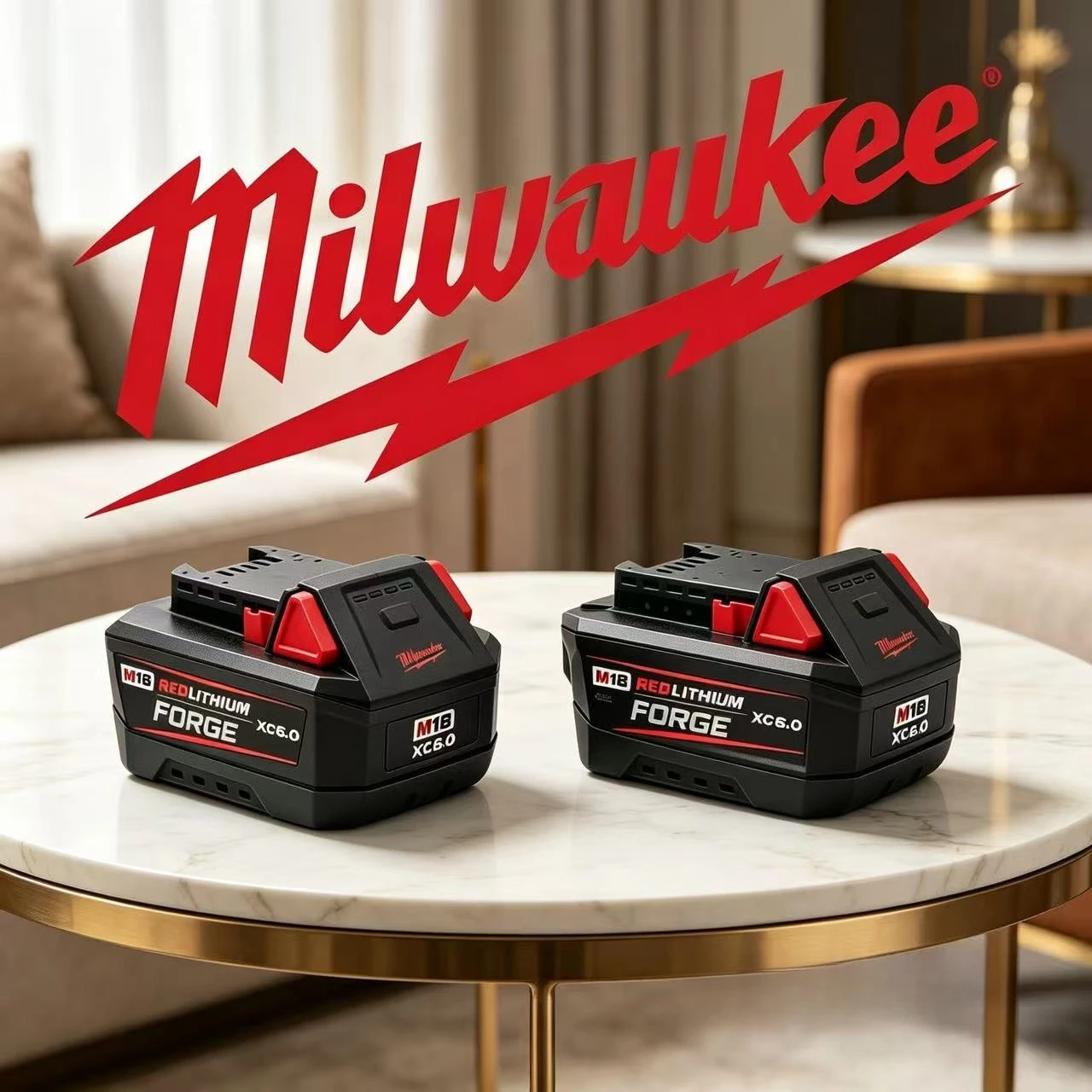 Milwaukee M18 18V 6.0Ah FORGE Battery Original Replacement For 48-11-1861 2604-20 2606-20 2704-20 Power Tools Li-ion Battery
Milwaukee M18 18V 6.0Ah FORGE Battery Original Replacement For 48-11-1861 2604-20 2606-20 2704-20 Power Tools Li-ion Battery