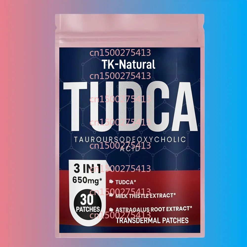 30 Patches TUDCA (Tauroursodeoxycholic Acid) Transdermal Patches With Milk Thistle For Liver and Gallbladder Cleanse & Repair
30 Patches TUDCA (Tauroursodeoxycholic Acid) Transdermal Patches With Milk Thistle For Liver and Gallbladder Cleanse & Repair