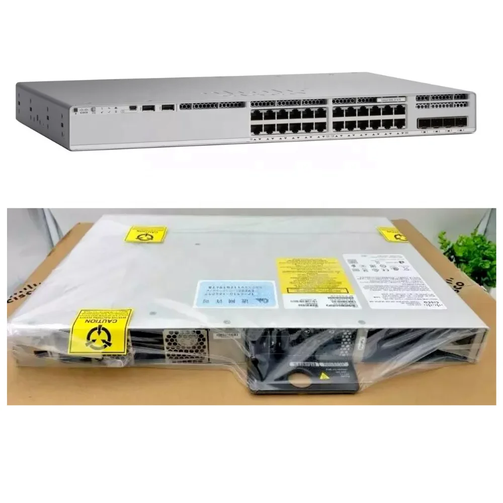C9200L-24T-4X-E Cisco Catalyst 9200 Layer 3 Switch 24 X Gigabit Ethernet Network Manageable Switch C9200L-24T-4X in Stock
C9200L-24T-4X-E Cisco Catalyst 9200 Layer 3 Switch 24 X Gigabit Ethernet Network Manageable Switch C9200L-24T-4X in Stock