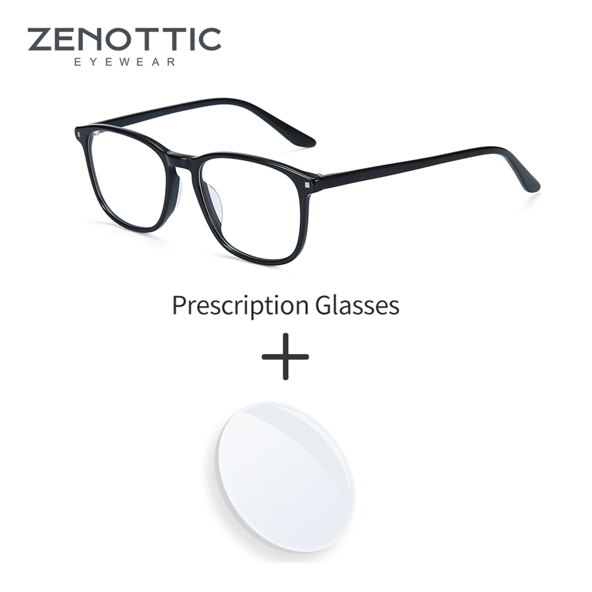 ZENOTTIC Acetate Square Prescription Eyeglasses Full-Rim Progressive Optical Glasses For Men Anti-Blue Light Myopia Eyewear
ZENOTTIC Acetate Square Prescription Eyeglasses Full-Rim Progressive Optical Glasses For Men Anti-Blue Light Myopia Eyewear