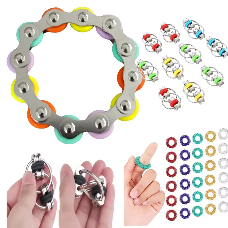 Flippy Bike Chain Decompression Toy for ADHD Anxiety Relief Antistress Metal Keychain Ring Finger Venting Sensory Plaything
Flippy Bike Chain Decompression Toy for ADHD Anxiety Relief Antistress Metal Keychain Ring Finger Venting Sensory Plaything