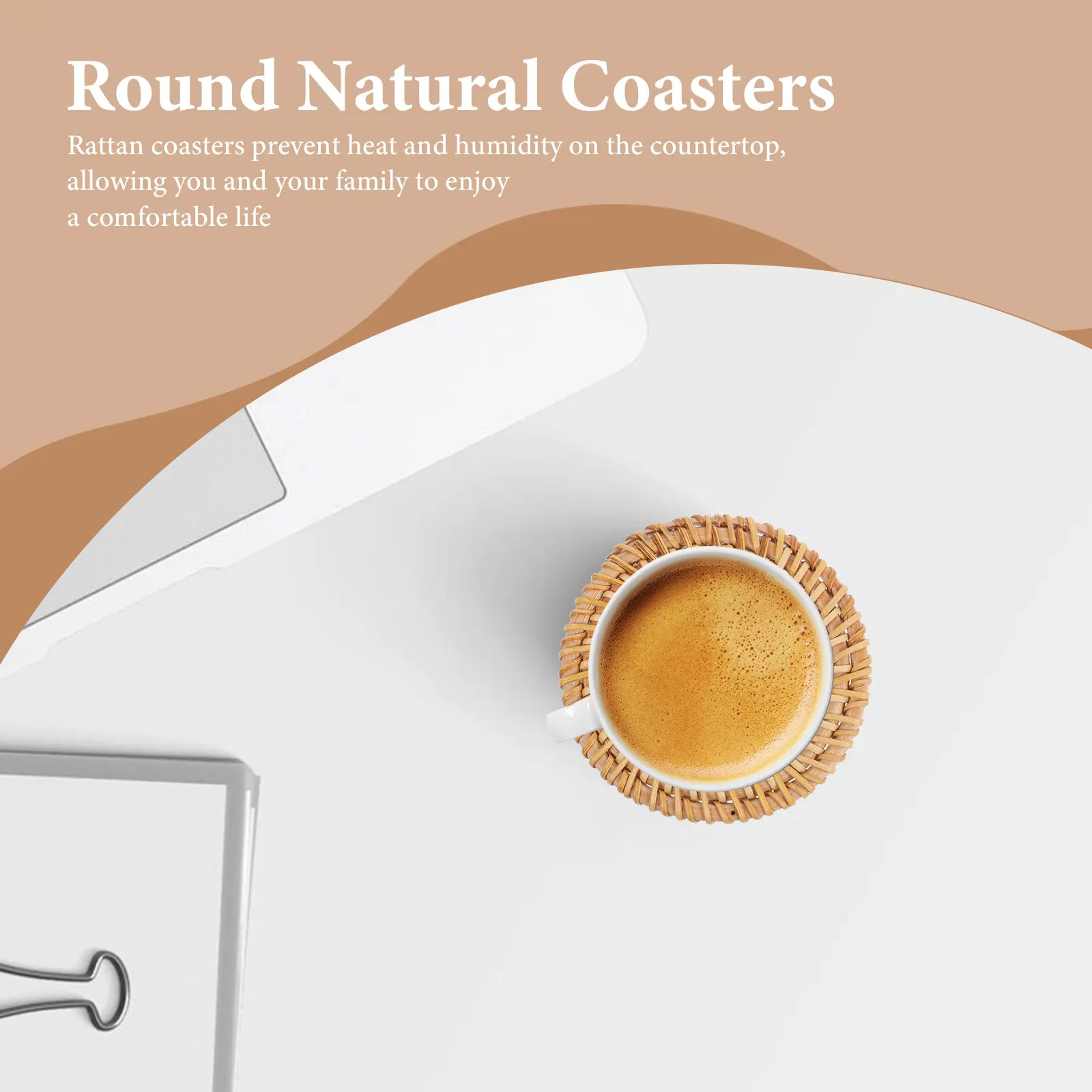 6Pcs Rattan Coasters Handmade Resistant Woven Cup Mat for Dining Table Kitchen Restaurant Rattan Coasters
6Pcs Rattan Coasters Handmade Resistant Woven Cup Mat for Dining Table Kitchen Restaurant Rattan Coasters