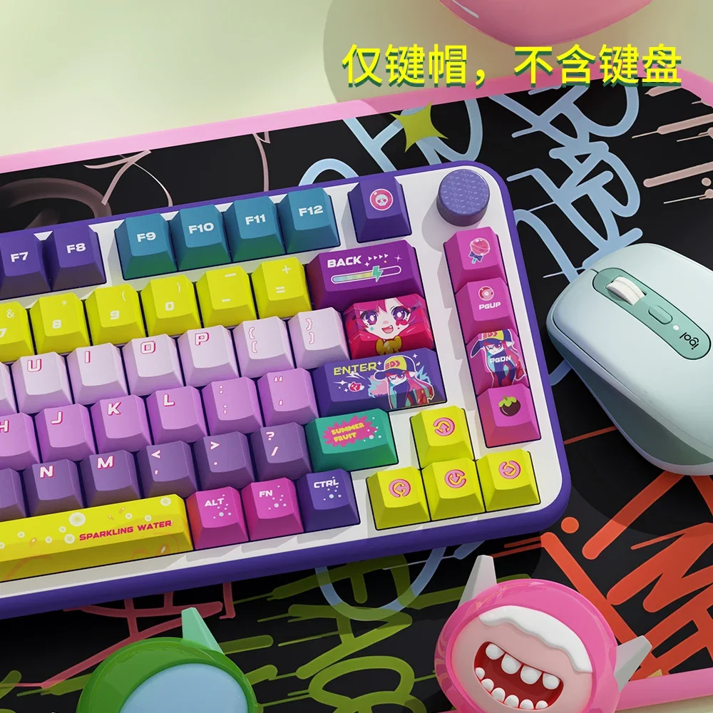 Sparkling water high value original theme personalized keycap original factory height cute PBT mechanical keyboard keycap
Sparkling water high value original theme personalized keycap original factory height cute PBT mechanical keyboard keycap
