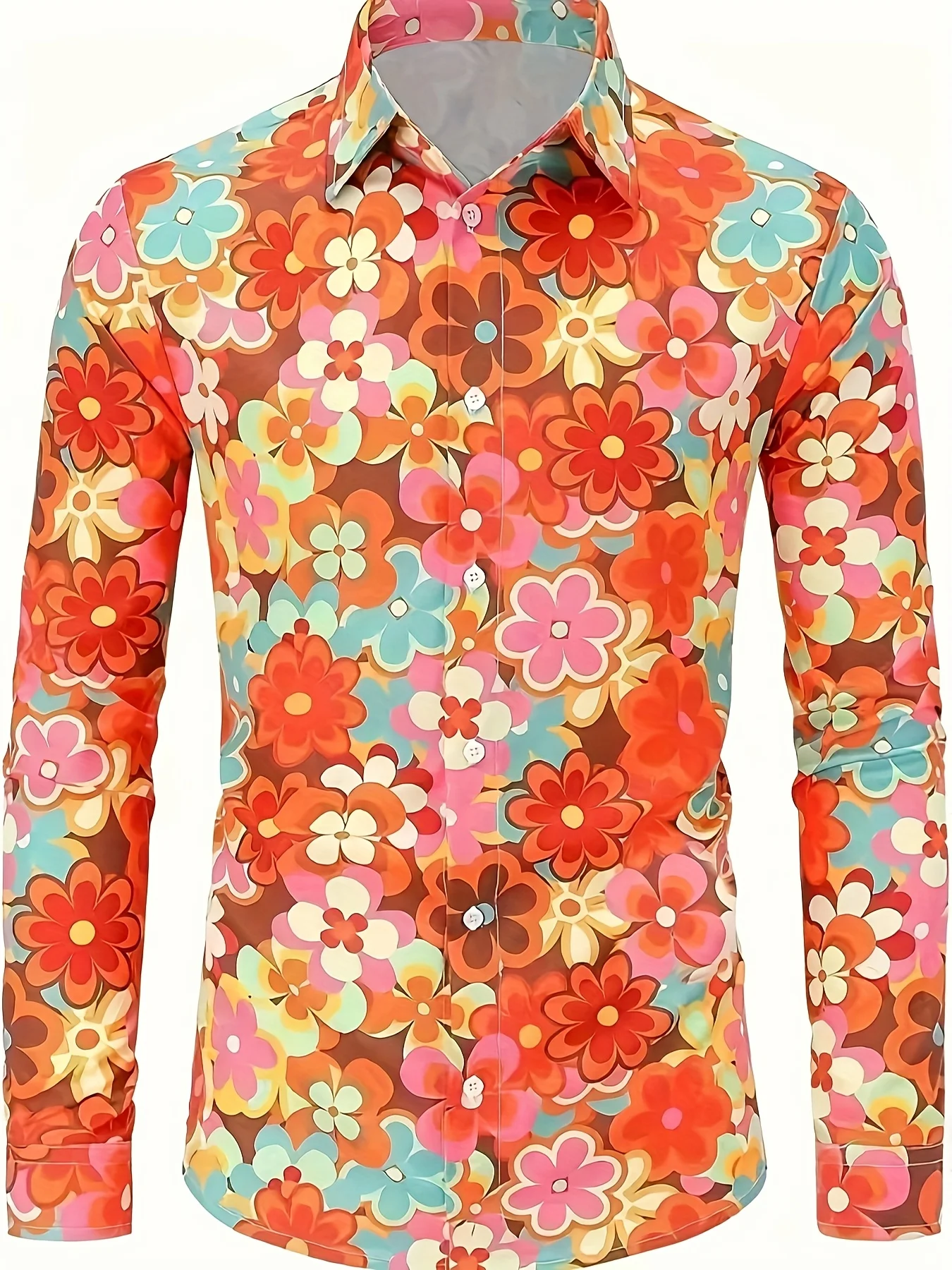 Men's Long Sleeve Printed Shirt with Floral Pattern, Romantic, Suitable for Casual Gatherings in Autumn, Gifts, and Occasions to Show Off Style
Men's Long Sleeve Printed Shirt with Floral Pattern, Romantic, Suitable for Casual Gatherings in Autumn, Gifts, and Occasions to Show Off Style