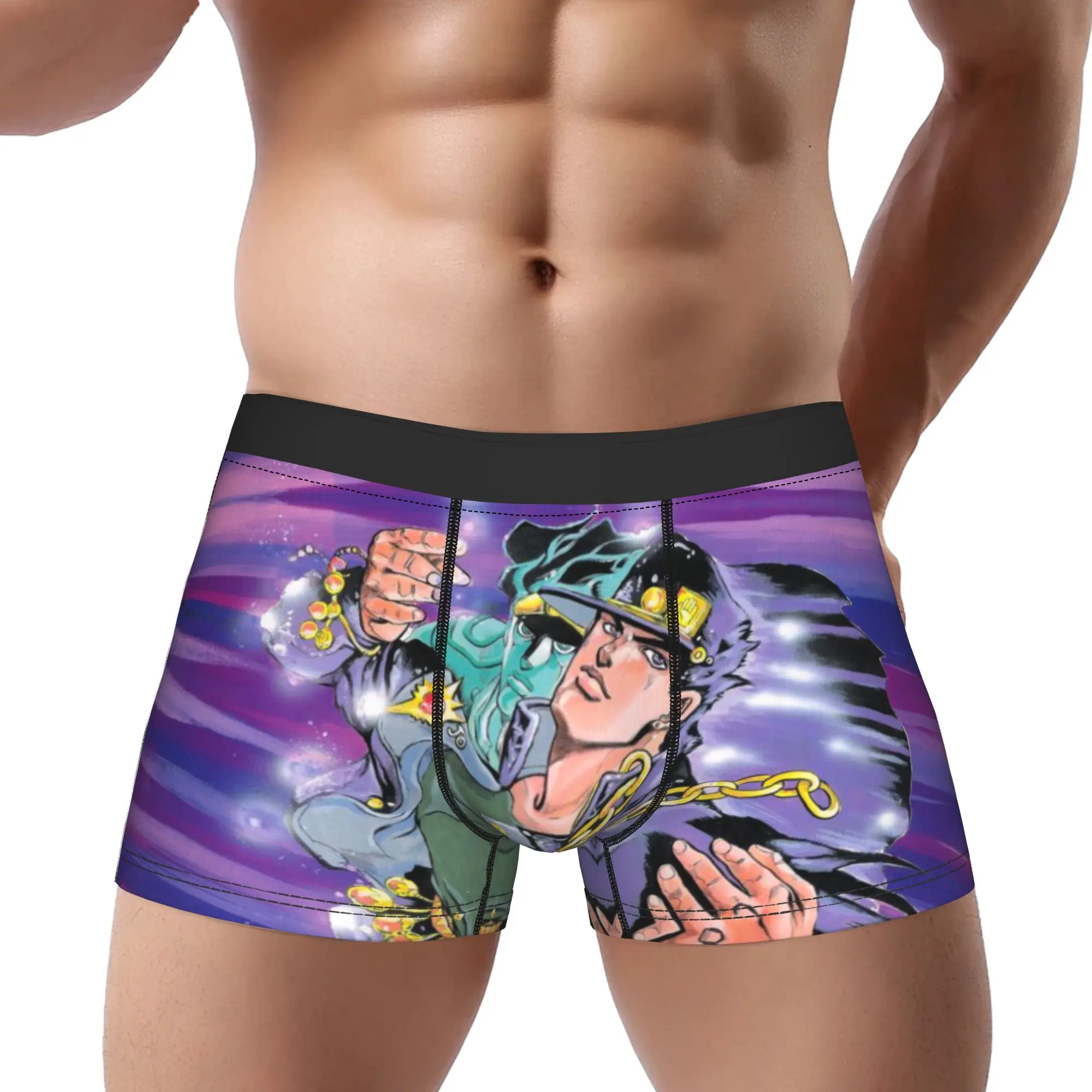 Bizarre Art Portrait JoJo's Bizarre Adventure Underpants Homme Panties Man Underwear Print Shorts Boxer Briefs
Bizarre Art Portrait JoJo's Bizarre Adventure Underpants Homme Panties Man Underwear Print Shorts Boxer Briefs