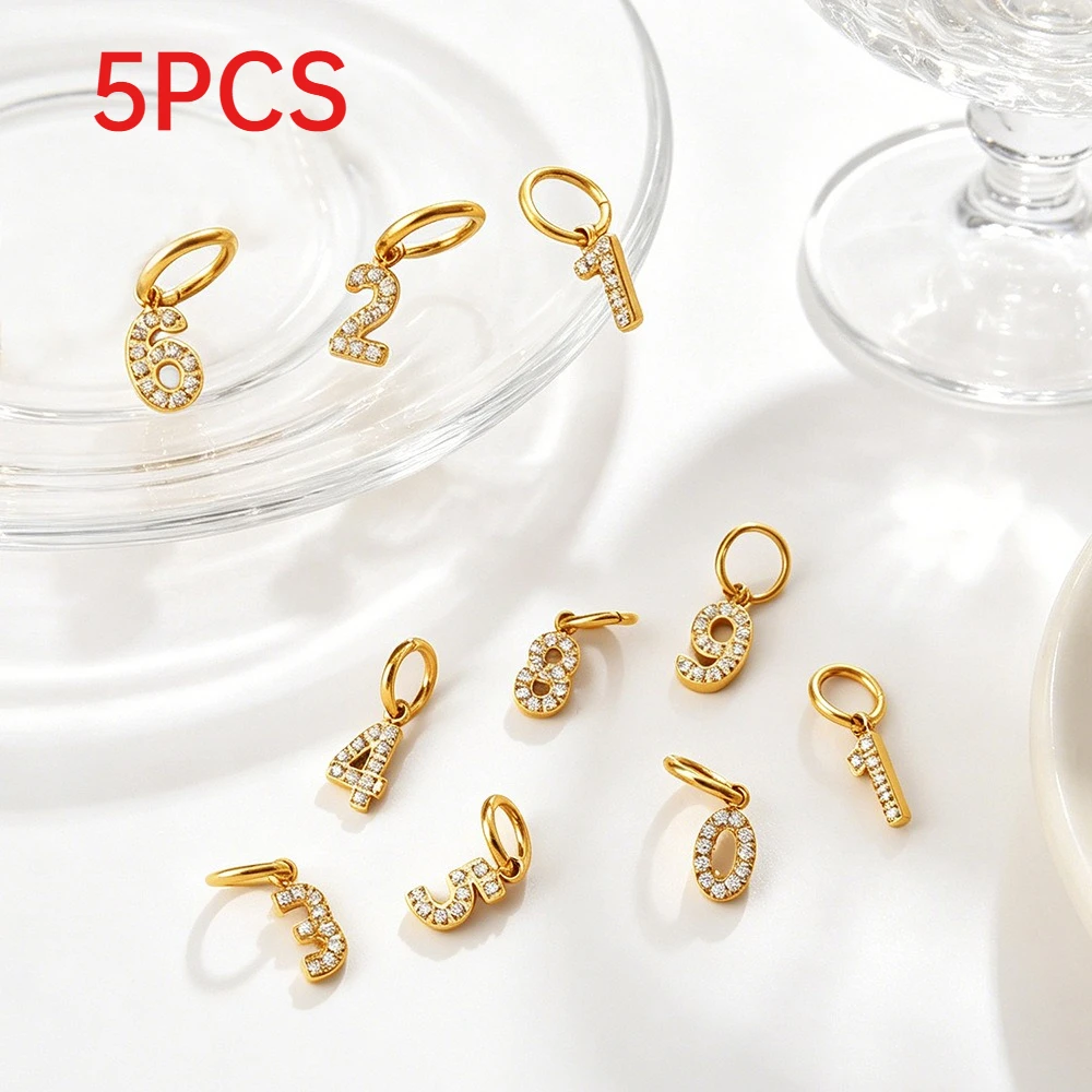 5Pcs Stainless Steel Number Charms With Sparkling Rhinestones Mini DIY Jewelry Making Accessories
5Pcs Stainless Steel Number Charms With Sparkling Rhinestones Mini DIY Jewelry Making Accessories