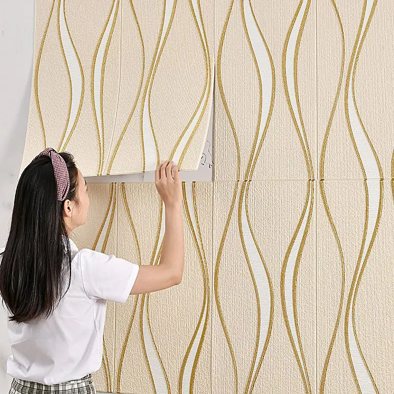 European Wallpaper Self-adhesive 3D Stereoscopic Wall Sticker Waterproof Moisture-proof Bedroom TV Background Wall Decoration
European Wallpaper Self-adhesive 3D Stereoscopic Wall Sticker Waterproof Moisture-proof Bedroom TV Background Wall Decoration