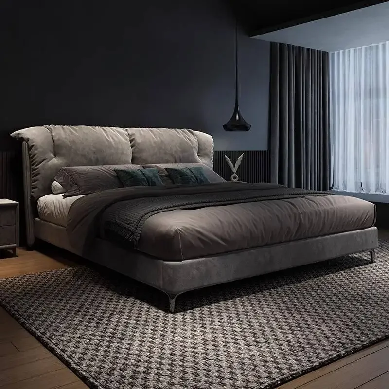 Elegant Beige Double Bed Frame Cheap Designs Cloud King Size Double Bed Japanese Luxury Metal Camas De Dormitorio Furniture Home
Elegant Beige Double Bed Frame Cheap Designs Cloud King Size Double Bed Japanese Luxury Metal Camas De Dormitorio Furniture Home