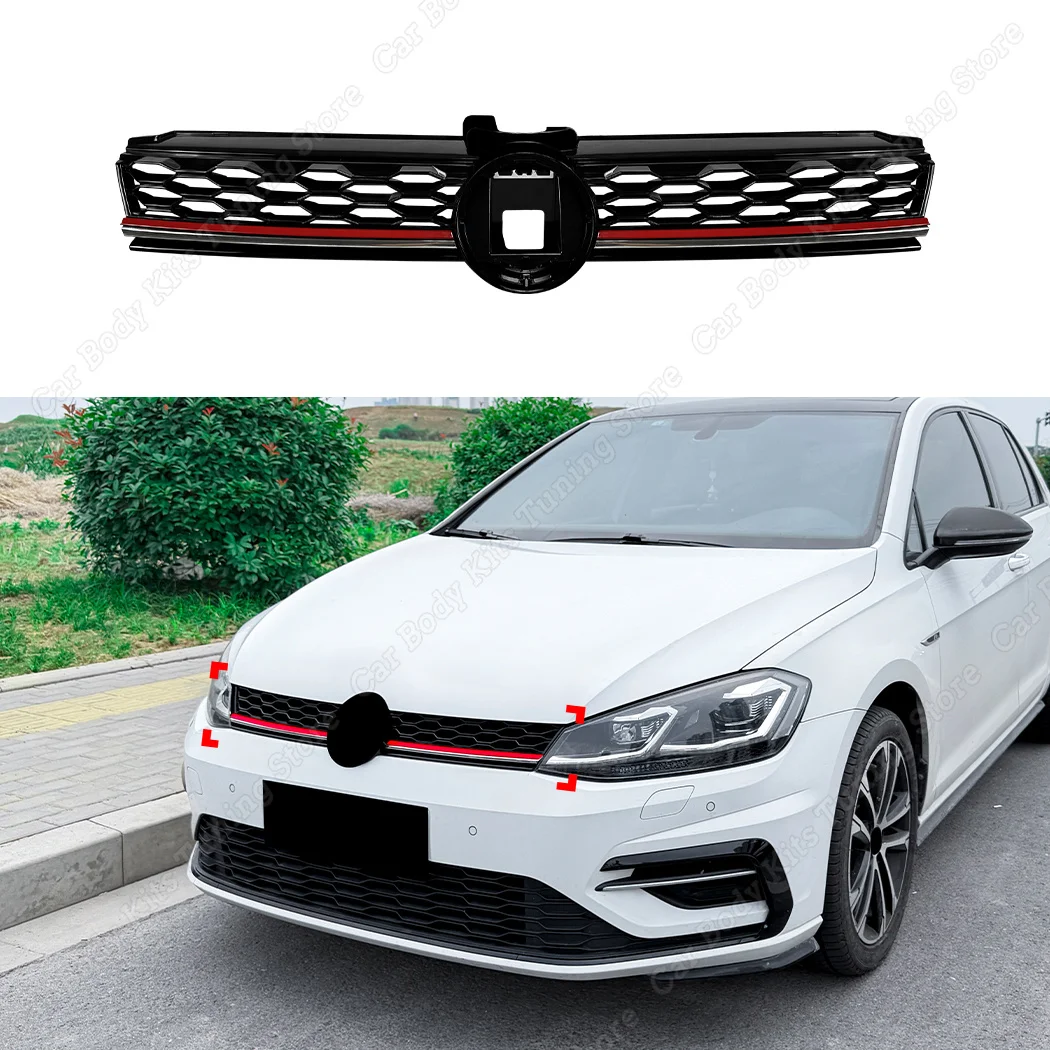 For Volkswagen Golf 7.5 MK7.5 GTI GTD GTE TSI TDI R R-LINE 2017-2019 ABS Bumper Centre Grille Honeycomb Mesh Auto Parts Tuning
For Volkswagen Golf 7.5 MK7.5 GTI GTD GTE TSI TDI R R-LINE 2017-2019 ABS Bumper Centre Grille Honeycomb Mesh Auto Parts Tuning