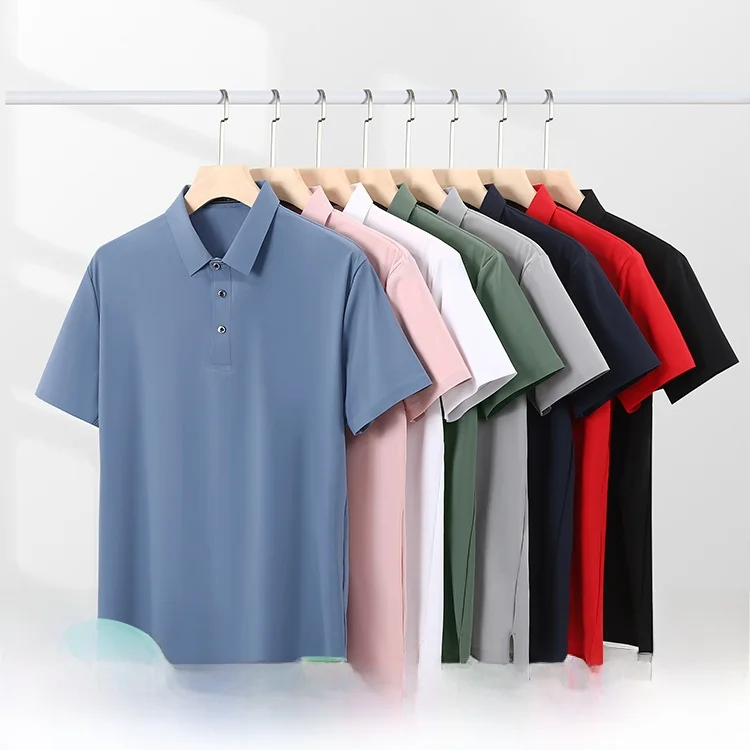 Summer Business Casual Men's Ice Silk Shirt Elastic No Iron Thin Short Sleeve Turn-down Collar T-shirt Polyester Fiber
Summer Business Casual Men's Ice Silk Shirt Elastic No Iron Thin Short Sleeve Turn-down Collar T-shirt Polyester Fiber