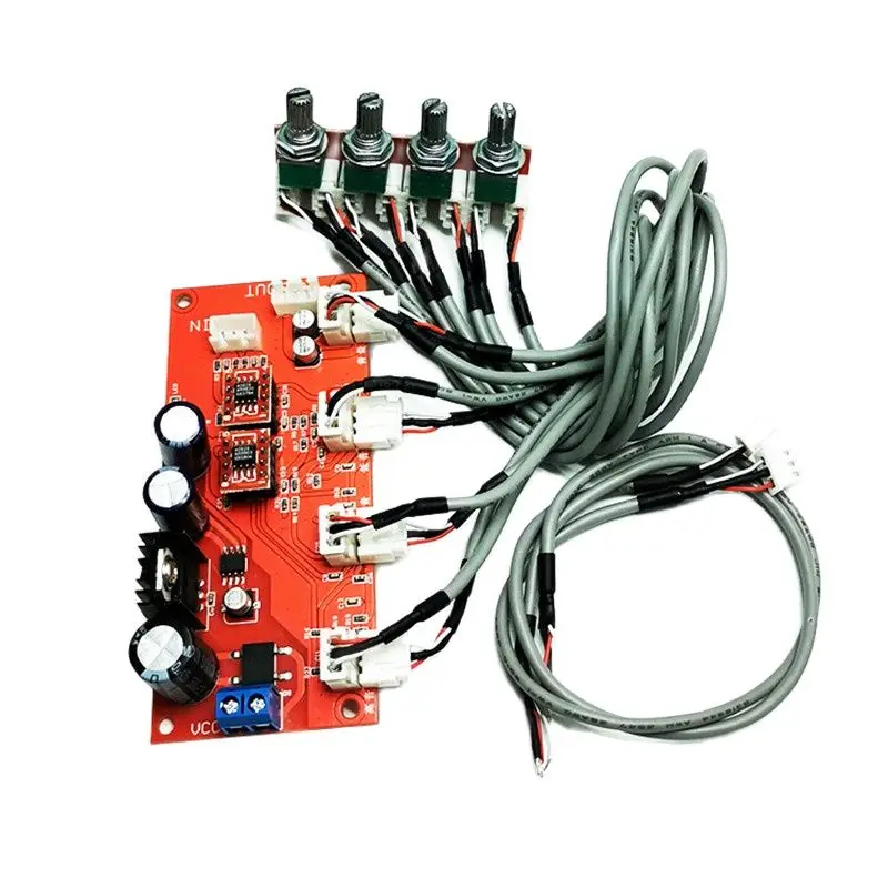 AD828 Tone HIFI Power Amplifier Front Board High Middle Bass Balance Amplification Potentiometer Separate Single Power Supply
AD828 Tone HIFI Power Amplifier Front Board High Middle Bass Balance Amplification Potentiometer Separate Single Power Supply