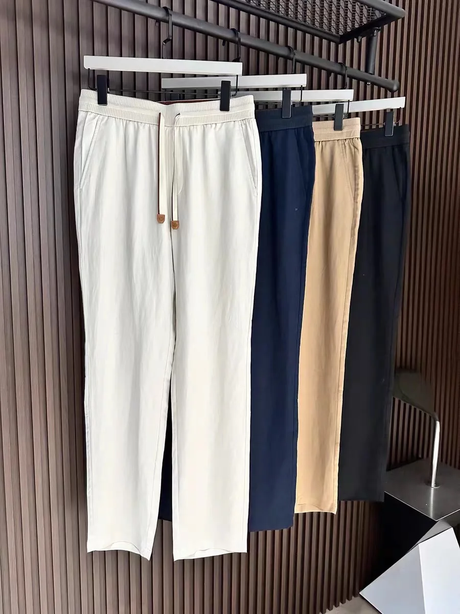 Мужские повседневные брюки в итальянском винтажном стиле, летние, с эластичным поясом на завязках, простые, прямого кроя, из льняной смеси, для отдыха
Мужские повседневные брюки в итальянском винтажном стиле, летние, с эластичным поясом на завязках, простые, прямого кроя, из льняной смеси, для отдыха