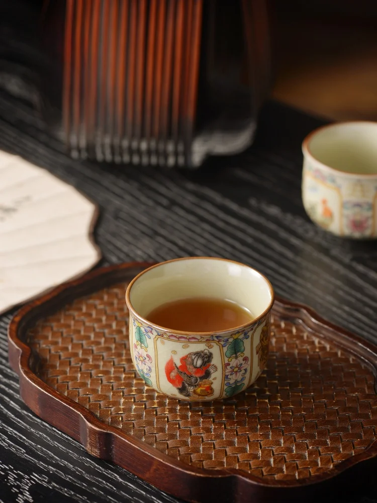 Ruyao Cerc Tea Cup Handmade Crted Vintage Sle Boil pe Cup Personal Special Owner Cup for Office And Home
Ruyao Cerc Tea Cup Handmade Crted Vintage Sle Boil pe Cup Personal Special Owner Cup for Office And Home
