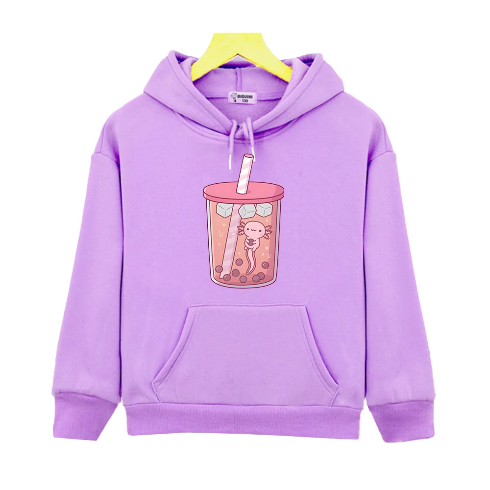 Cute Bubble Tea Axolotl Print Pullovers Fun Anime Creative Hoodies Children Autumn Winter Windproof Anti Bacterial Sweatshirts
Cute Bubble Tea Axolotl Print Pullovers Fun Anime Creative Hoodies Children Autumn Winter Windproof Anti Bacterial Sweatshirts