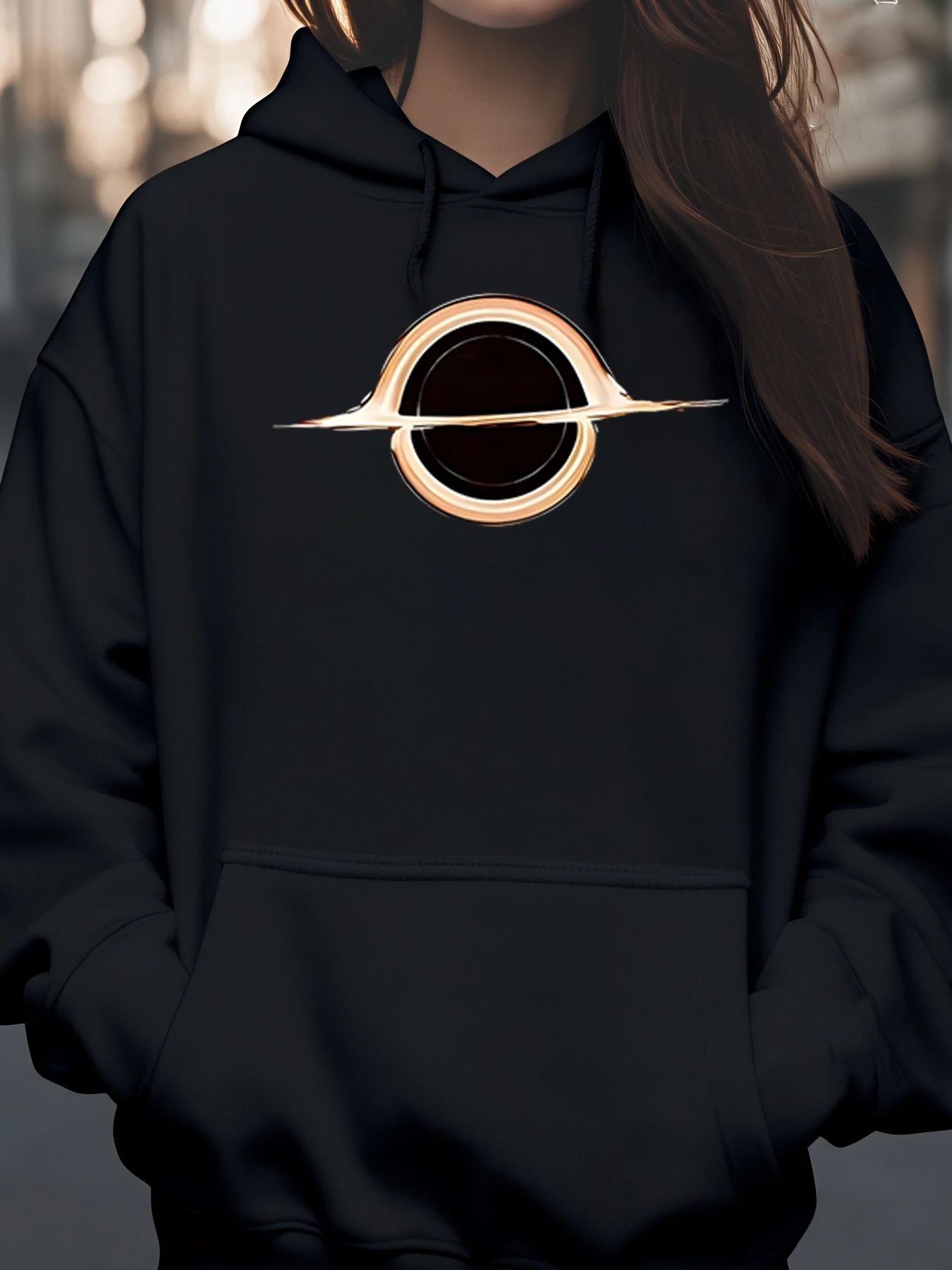 Толстовка с принтом «Черные дырки» для женщин, повседневная одежда, модная одежда на научную тему
Толстовка с принтом «Черные дырки» для женщин, повседневная одежда, модная одежда на научную тему