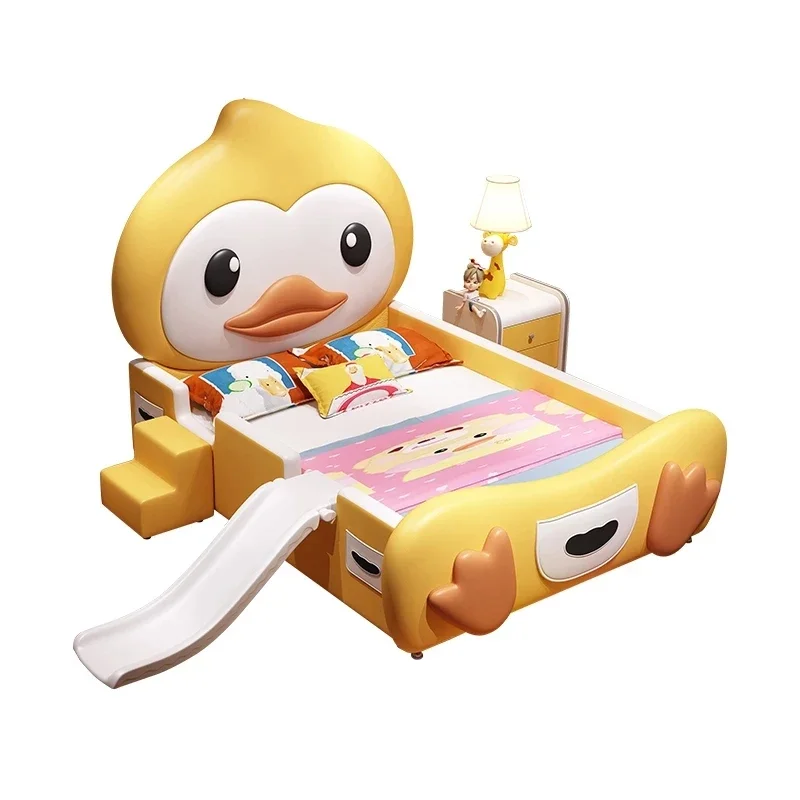 Modern light luxury girl princess children's bed girl dream castle with guardrail cartoon bed children's room furniture
Modern light luxury girl princess children's bed girl dream castle with guardrail cartoon bed children's room furniture
