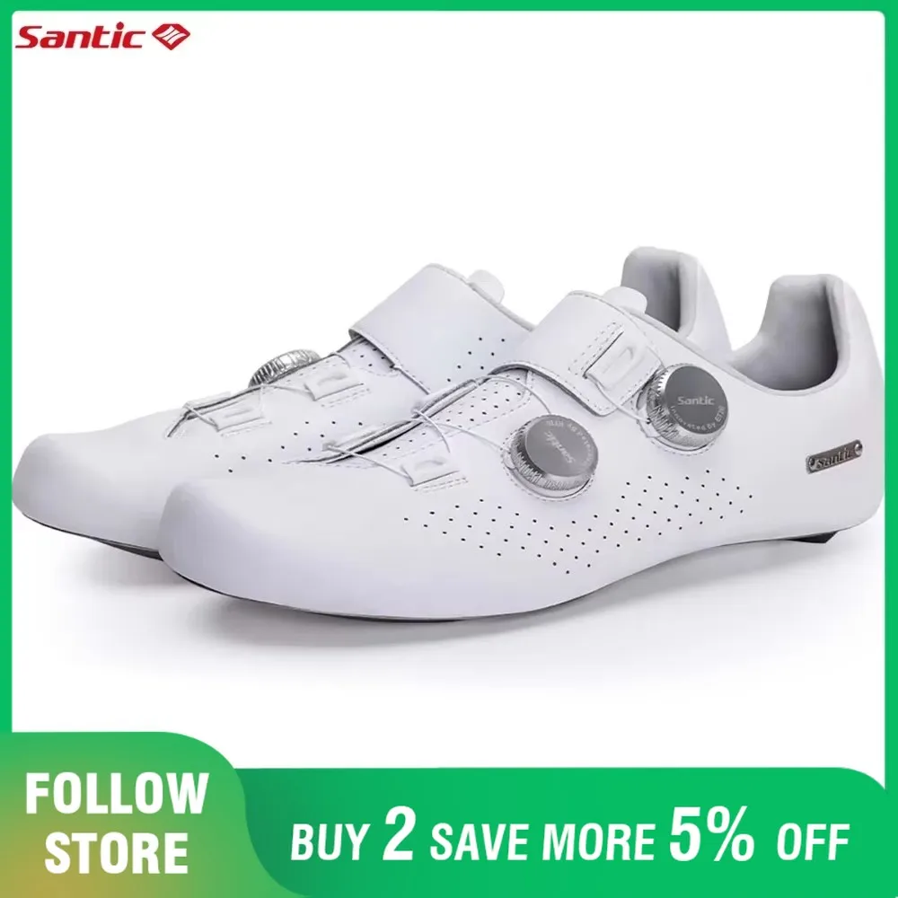 Santic Men's Cycling Shoes New Hardness16 Titanium Alloy Sole Auto-Lock Outdoor Bicycle Sneaker Adjustable Pro Road Racing Shoes
Santic Men's Cycling Shoes New Hardness16 Titanium Alloy Sole Auto-Lock Outdoor Bicycle Sneaker Adjustable Pro Road Racing Shoes