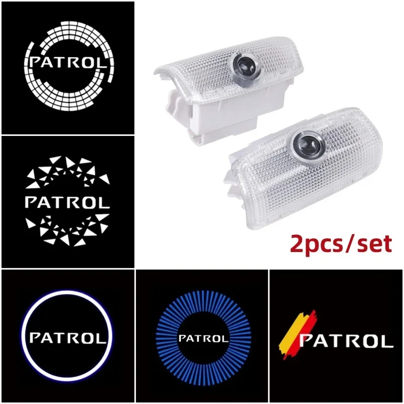 2pcs LED Car Door Welcome Lights Laser Projector Lamp Auto Accessories for Nissan Patrol Logo 2012 2018 2013 2014 2015 2016 2017
2pcs LED Car Door Welcome Lights Laser Projector Lamp Auto Accessories for Nissan Patrol Logo 2012 2018 2013 2014 2015 2016 2017