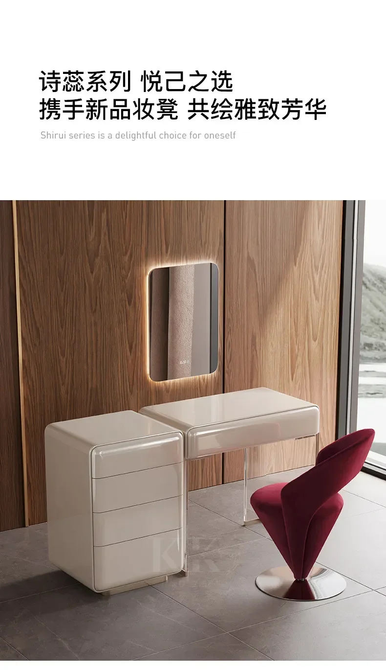 DSA Italian light luxury modern high-end bedside chest dresser integrated master bedroom makeup table
DSA Italian light luxury modern high-end bedside chest dresser integrated master bedroom makeup table