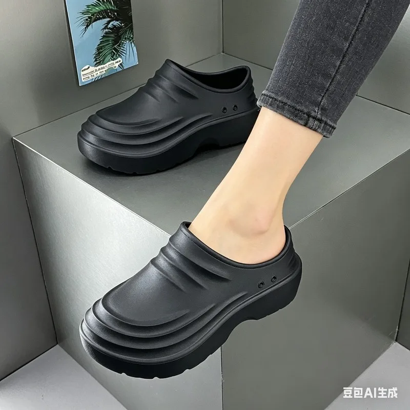 Fashion Chef Shoes Anti Slip and Oil Proof Work Shoes Lazy Slippers Casual Trendy Slippers One Step Fashion Shoes Sports Shoes
Fashion Chef Shoes Anti Slip and Oil Proof Work Shoes Lazy Slippers Casual Trendy Slippers One Step Fashion Shoes Sports Shoes