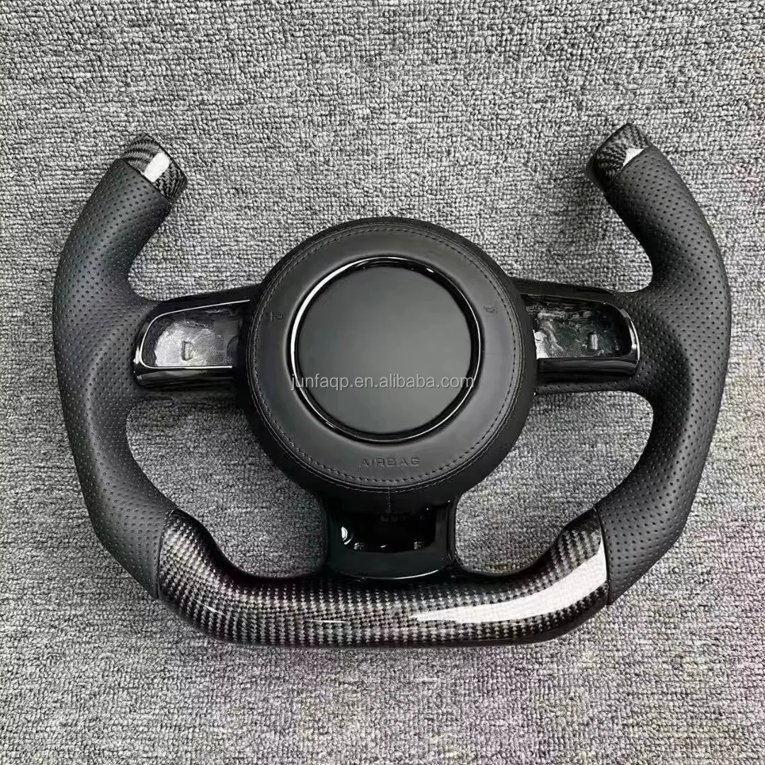 Sports & Luxury Racing Style Leather Carbon Fiber Steering Wheel for Audi TT TTS TTRS R8 V8 V10 Model Fit
Sports & Luxury Racing Style Leather Carbon Fiber Steering Wheel for Audi TT TTS TTRS R8 V8 V10 Model Fit