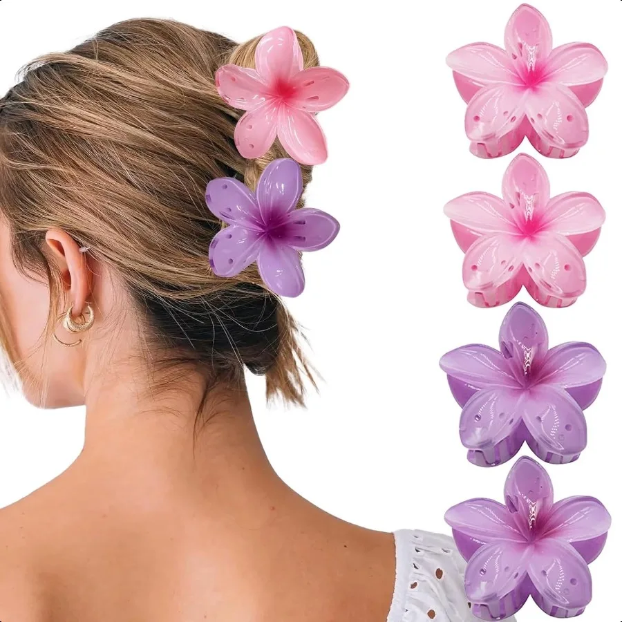 Flower Hair Claw Clips4PCS Large Claw Clips for Thick Thin Hair ClawsStrong Hold Nonslip Cute Hair Clips for Women Girls Hawaii
Flower Hair Claw Clips4PCS Large Claw Clips for Thick Thin Hair ClawsStrong Hold Nonslip Cute Hair Clips for Women Girls Hawaii