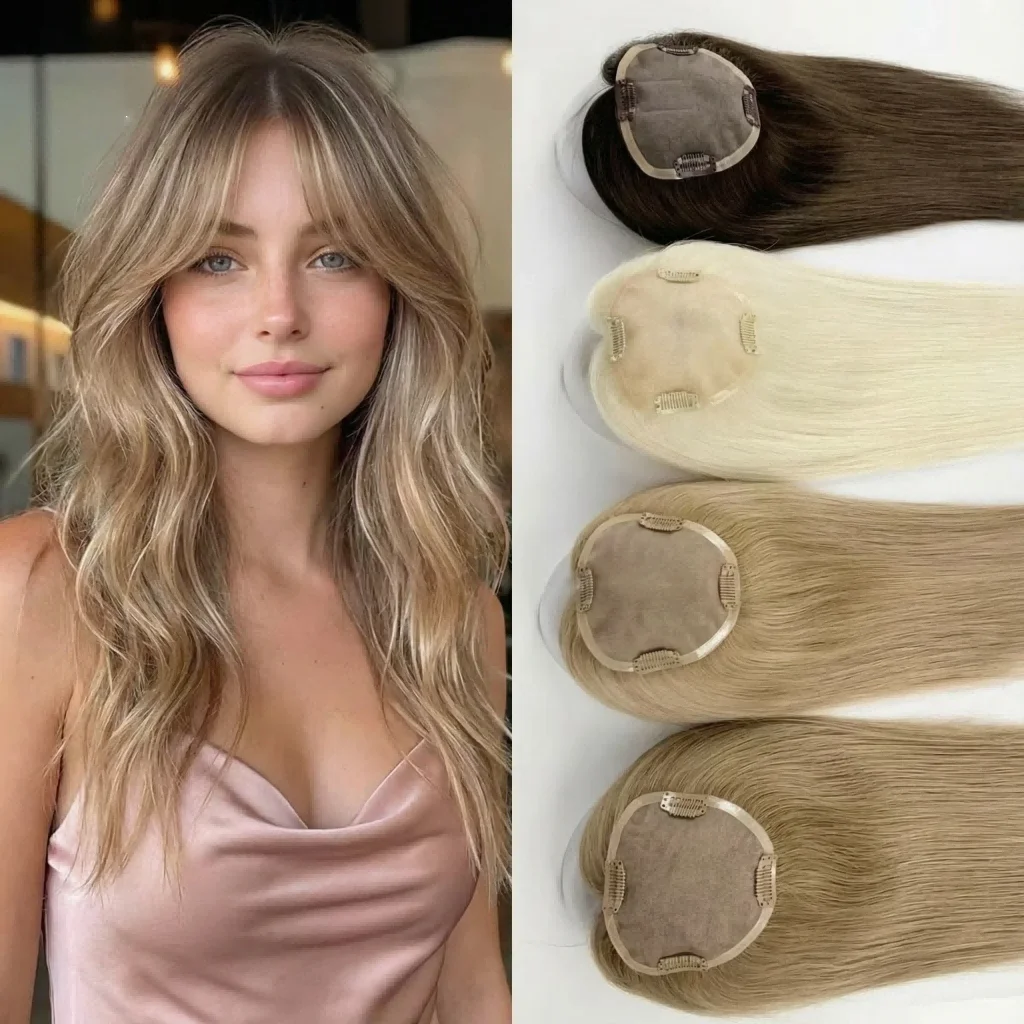 Накладка из натуральных волос с моно-основой под кожу головы | Для женщин | Высокая плотность | Нет, не короткие волосы. | Широкий выбор цветов и размеров
Накладка из натуральных волос с моно-основой под кожу головы | Для женщин | Высокая плотность | Нет, не короткие волосы. | Широкий выбор цветов и размеров