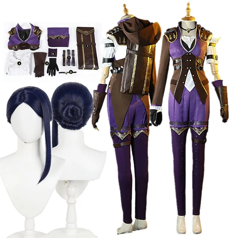 LOL Kiramman Caitlyn Cosplay Costume Sheriff of Piltover Roleplay Shirt Pants Gloves Wig Outfits Halloween Carnival Party Suit
LOL Kiramman Caitlyn Cosplay Costume Sheriff of Piltover Roleplay Shirt Pants Gloves Wig Outfits Halloween Carnival Party Suit