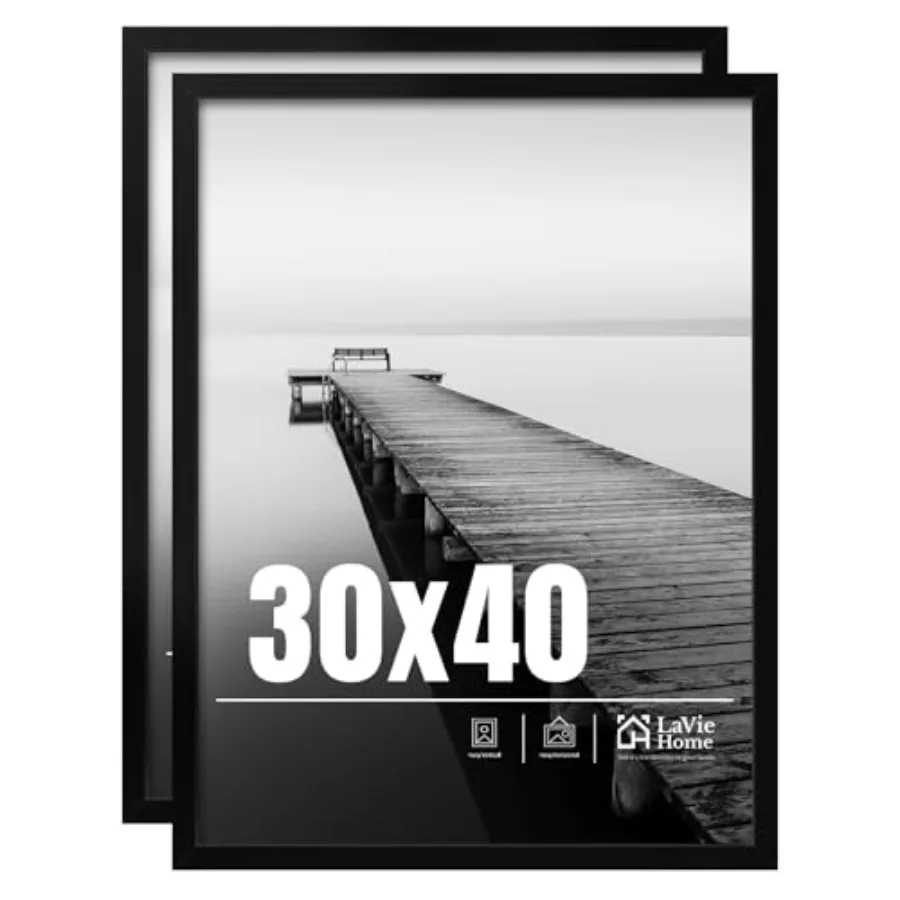 30x40 Picture Frame 2 pack, Display Pictures 30 x 40 Poster Frame, 30x40 Photo Frame with HD Plexiglass, Display Frame for Vert
30x40 Picture Frame 2 pack, Display Pictures 30 x 40 Poster Frame, 30x40 Photo Frame with HD Plexiglass, Display Frame for Vert