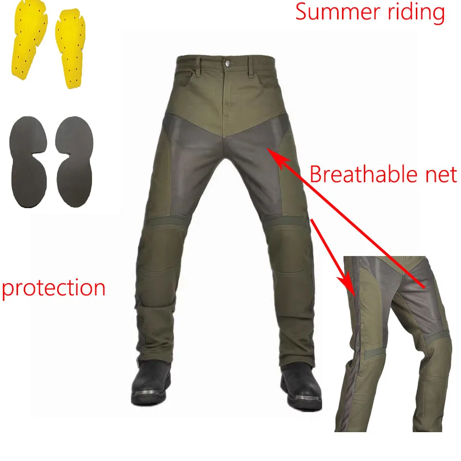 Summer Riding Motorcycle Pants Riding Jeans Breathable Stretchy Slim Fit Anti-fall Motorcycle Rider Pants With Protection Gear
Summer Riding Motorcycle Pants Riding Jeans Breathable Stretchy Slim Fit Anti-fall Motorcycle Rider Pants With Protection Gear