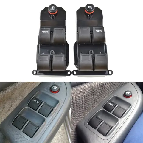 For Honda Civic 2001 2002 2003 2004 2005 Front Left Master Window Control Switch Button 35750-SAE-P01 Car Styling Accessories