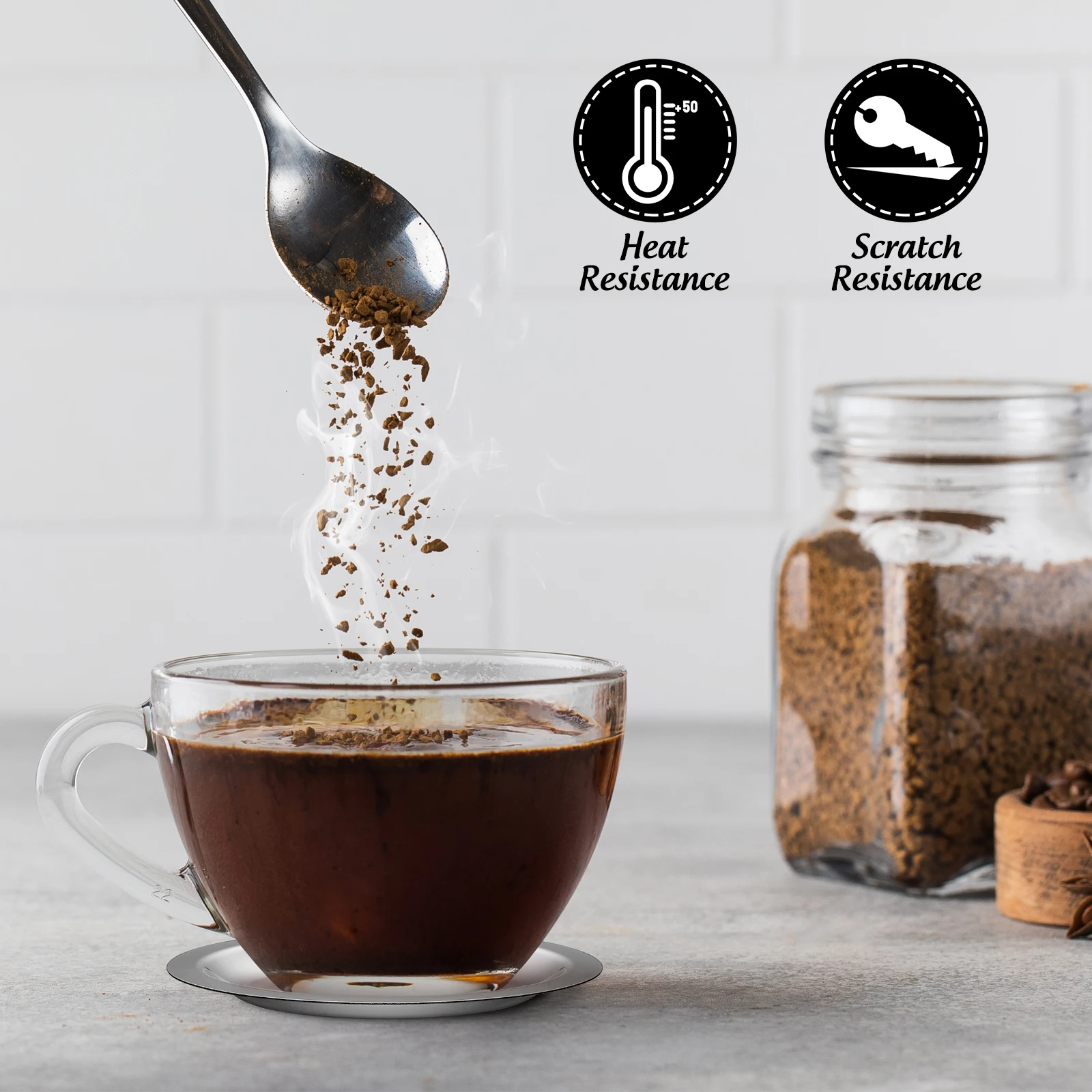 2pcs Wine Coasters for Bottles Round Shape Metal Kitchen Pad Anti Scalding Bottle Mat Stainless Steel Table Protector Non Slip
2pcs Wine Coasters for Bottles Round Shape Metal Kitchen Pad Anti Scalding Bottle Mat Stainless Steel Table Protector Non Slip