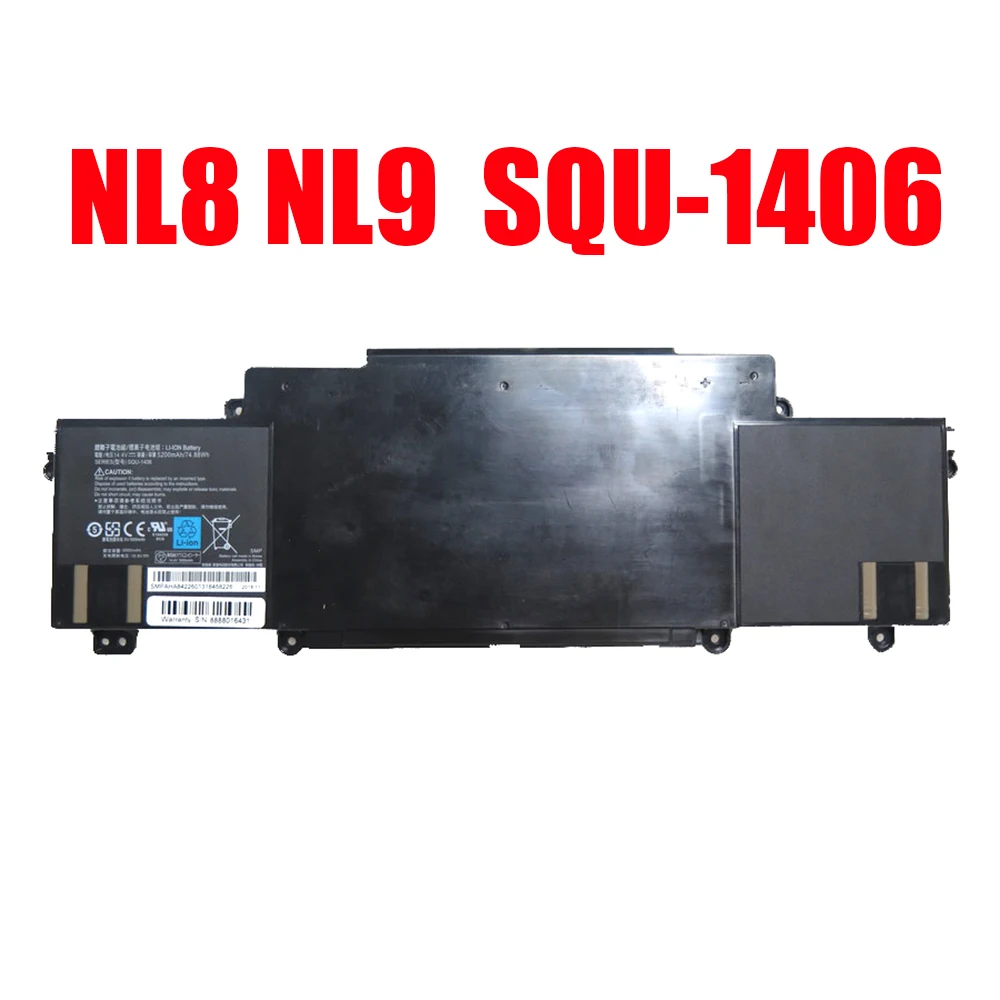 Аккумулятор для ноутбука Quanta NL8 NL8B NL8C NL8E NL8K NL8H NL9 NL9E NL9K NL9U SQU-1406 14,4 В, 5200 мАч, Вт/ч
Аккумулятор для ноутбука Quanta NL8 NL8B NL8C NL8E NL8K NL8H NL9 NL9E NL9K NL9U SQU-1406 14,4 В, 5200 мАч, Вт/ч